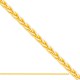 Złoty łańcuszek - lisi ogon diamentowany