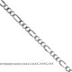 Klasyczny srebrny łańcuszek - figaro